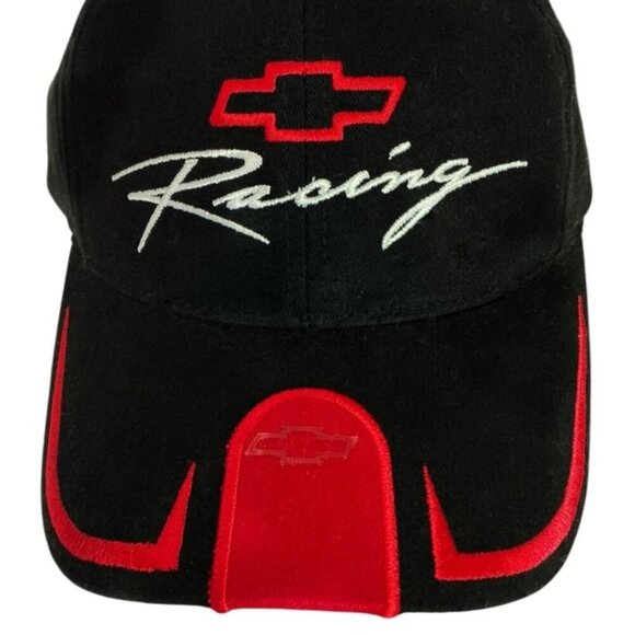 NASCAR Chevrolet Racing Cap Trucker Baseball Hat Black Red Unisex Adult One SZ - Picture 6 of 16